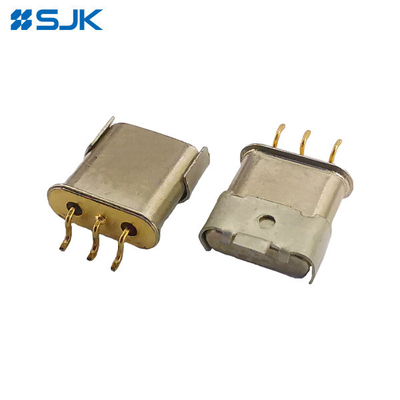주문 SMD 3 핀 크리스탈 필터 UM-1MJ 무선 텔레메트리를 위해 21.7MHz ~ 45MHz를 지원합니다. 온라인 제조