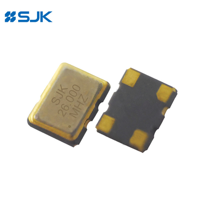 높은 신뢰성 SJK-8W 19.2MHz SMD3225 VC-TCXO 클립 사이스 웨브 출력 타입