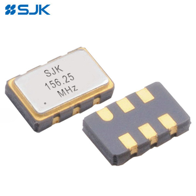 SMD 5032 LVPECL 출력 차차 오시레이터 6 핀 2.5V 또는 3.3V 통신 장치