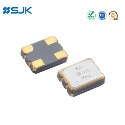 26MHz 3.3V TCXO 2520 클립 사이스 파드 출력 ±0.5ppm -40- 85C 고주파 안정성